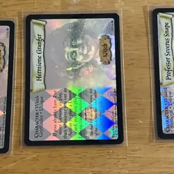 2001 Lot of Harry Potter & QCup Cards Holo's/Foil's & Base Hermione/Ron/Severus - Image 4