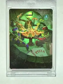 Magic The Gathering TMNT's Lot of 2 Art Series Cards #22 (Gold Stamped) #33 NM - Image 3