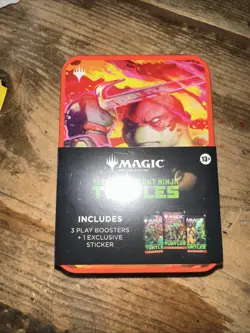 Magic The Gathering Teenage Mutant Ninja Turtle MTG Booster Tin Raphael TMNT New - Image 1