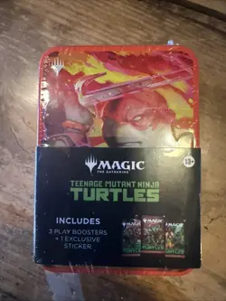 Magic The Gathering Teenage Mutant Ninja Turtle MTG Booster Tin Raphael TMNT New - Image 2