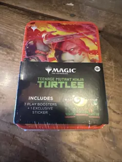 Magic The Gathering Teenage Mutant Ninja Turtle MTG Booster Tin Raphael TMNT New - Image 3