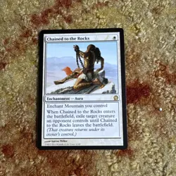 Chained to the Rocks Theros Regular MTG Rare Magic The Gathering - Image 1