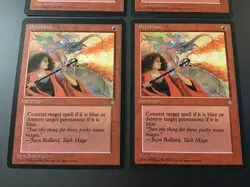 MTG Ice Age Pyroblast (x4) playset LP - Image 3