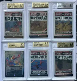 RARE - MTG Secret Lair Spiderman- FOIL - full set all MINT/GEM MINT BGS 9.5 - Image 1