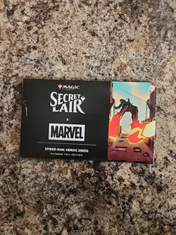 MTG Secret Lair x Marvel's Spider-Man: Heroic Deeds Rainbow Foil Edition - Image 1