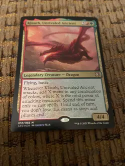 Klauth, Unrivaled Ancient Commander: Adventures in the Forgotten Realms Foil - Image 1