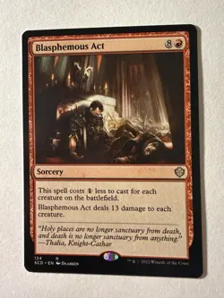Blasphemous Act #124 (NM) Starter Commander SCD Magic MTG - Image 1