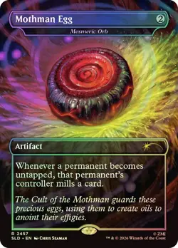 Mothman Egg - Mesmeric Orb FOIL Secret Lair Fallout: Rad MTG SLD - Image 1