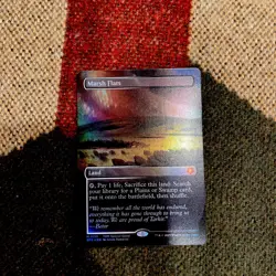Marsh Flats Foil (Borderless) MTG Special Guests - Near Mint SPG 0110 - Image 1