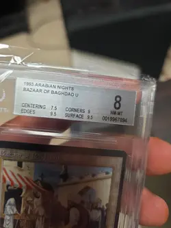 1993 MAGIC: THE GATHERING ARABIAN NIGHTS BAZAAR OF BAGHDAD BGS 8 - Image 3