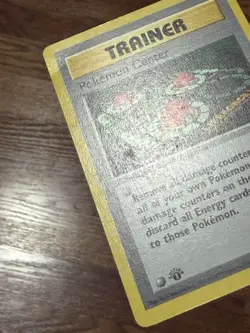 1st Edition Shadowless Pokemon Center! Base Set Trainer 85/102 MP* - Image 2