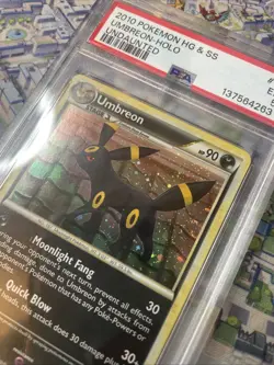 2010 Pokemon HGSS Undaunted Umbreon #10/90 GRADED PSA 5 *Swirl* - Image 2