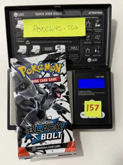 (HEAVY)🔥 22.68g Pokemon TCG Black Bolt Booster Pack Factory Sealed✅ - Image 1