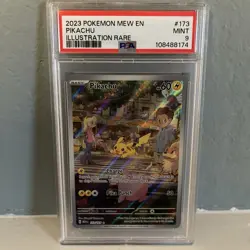 Pokemon Pikachu TCG English Scarlet & Violet 151 Card 173/165 PSA 9 - Image 1