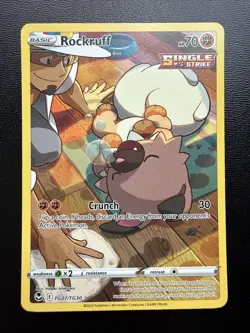 FREE SHIPPING 2022 Pokemon: Sword & Shield Silver Tempest TG Rockruff #TG07/TG30 - Image 1