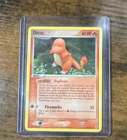 Pokemon Ditto (Charmander) 61/113 EX Delta Species 2005 - Image 1