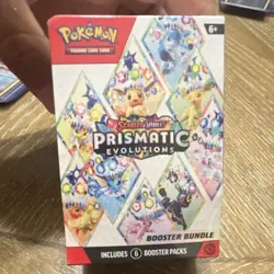 Pokemon Scarlet & Violet Prismatic Evolutions Booster Bundle Box - Image 1