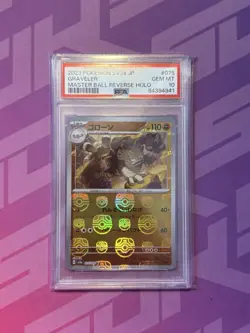 Graveler - Japanese - 2023 Pokemon SV2a - Master Ball Reverse Holo #075 - PSA 10 - Image 1