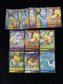 2025 Pokemon TCG S-Chinese Jolteon Vaporeon Leafeon Flareon RR Holo Lot*21 YY21 - Image 1