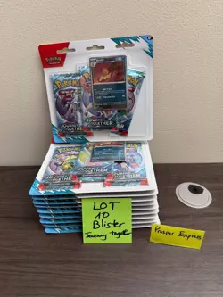 ---LOT OF 10--- Pokemon TCG Journey Together 3-Pack Blister, Factory Sealed - Image 2