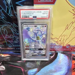 Pokemon 2019 Reshiram GX SV51/SV94 Hidden Fates Shiny Vault Holo PSA 10 - Image 1