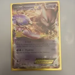 Pokemon Mewtwo EX Celebrations 25th Anniversary Card 54/99, Excellent Condition - Image 1