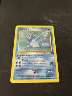 Pokemon TCG Articuno Fossil 2 Holo Unlimited Holo Rare - Image 1