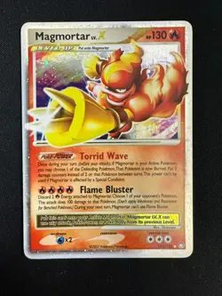 Magmortar LV.X - 123/123 - Rare Holo Mysterious Treasures - Pokemon (NM) - Image 1