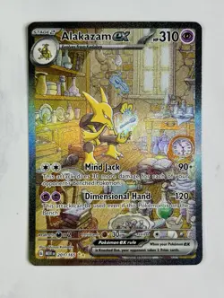 Alakazam ex 2023 Pokemon Mew 151 Special Illustration Rare #201/165 * Near Mint - Image 1