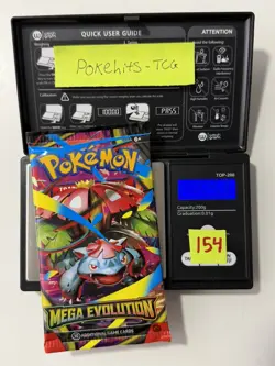 (HEAVY)🔥 22.53g Pokemon TCG Mega Evolution Booster Pack Factory Sealed✅ - Image 1