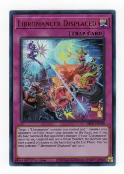 Yu-Gi-Oh! Dimension Force Libromancer Displaced Ultra Rare DIFO-EN090 - Image 1