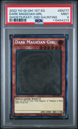Ghost Rare Dark Magician Girl GFP2-EN177 PSA 9 Yugioh 1st Edition - Image 1