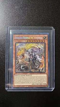Yugioh 2x DOOD-EN026 Dogmatika Fleurdelis,The Thunderbolt 1st Ed Secret Rare NM! - Image 1