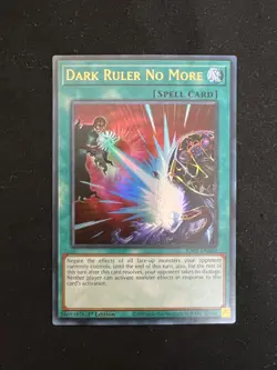 Dark Ruler No More RA01‑EN060 Ultra Rare 1st Edition Yu‑Gi‑Oh! LP - Image 1
