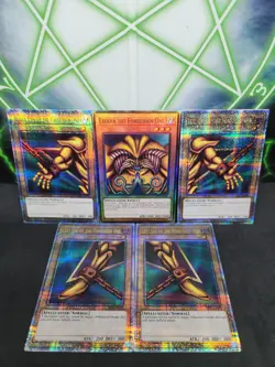 Yugioh MISPRINT Asian English Exodia The Forbidden One ES01-AE076 QCR (Head UL) - Image 1
