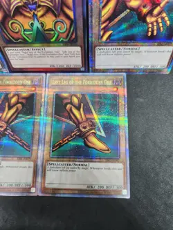 Yugioh MISPRINT Asian English Exodia The Forbidden One ES01-AE076 QCR (Head UL) - Image 3