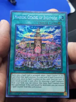 Yugioh! Collector Magical Citadel Of Endymion secret. +BONUS - Image 2