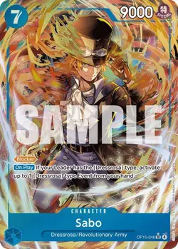 SHIPS TODAY ONE PIECE Sabo OP15-046 SR Alt Adventure on Kami’s Island ENG - Image 1