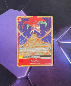 One Piece: Best Selection Vol. 2 Fire Fist OP05-019 (Alt Art / Promo) - MINT - Image 1