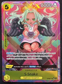 One Piece S-Snake OP08-112 Parallel Two Legends Foil English NM - Image 1
