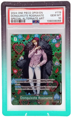 PSA 10 DONQUIXOTE ROSINANTE #119 2024 One Piece OP09 EN SP ALT ART - Image 1