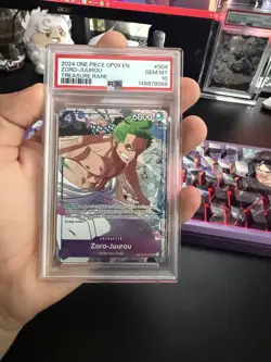 2024 ONE PIECE OP09-EMPERORS IN THE NEW WORLD TREASURE RARE ZORO-JUUROU PSA 10 - Image 1