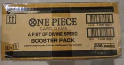 One Piece OP11 A Fist of Divine Speed Booster Box Case - Double Boxed - Image 2