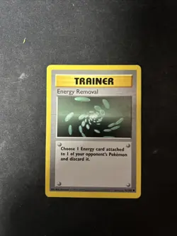 ENERGY REMOVAL - 92/102 - Base Set SHADOWLESS - Pokemon Card D1 - Image 1