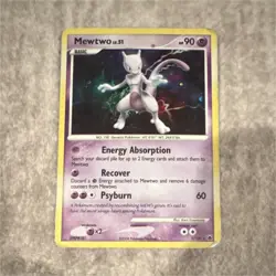 Pokemon Mewtwo Diamond & Pearl 9/100 2008 Basic 90 HP 60 Attack Psychic Card - Image 1