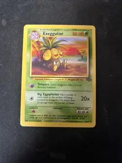 POKEMON CARD Jungle EXEGGUTOR Pokemon Card 35/64 D12 - Image 1