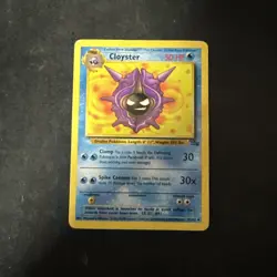 CLOYSTER - Fossil Set - 32/62 - Uncommon - Pokemon Card - Unlimited Edition D18 - Image 1