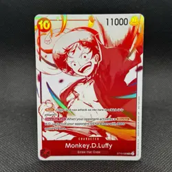 One Piece Card Game - Monkey.D.Luffy (3rd Anniversary Promo) ST10-006 SR Foil NM - Image 1