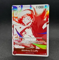 One Piece Card Game - Monkey.D.Luffy (3rd Anniversary Promo) ST10-006 SR Foil NM - Image 2