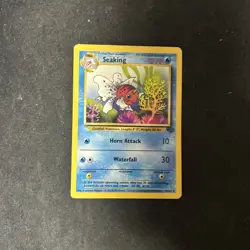 SEAKING - Jungle Set - 46/64 - Uncommon Pokemon TCG Card - Vintage WOTC D4 - Image 1